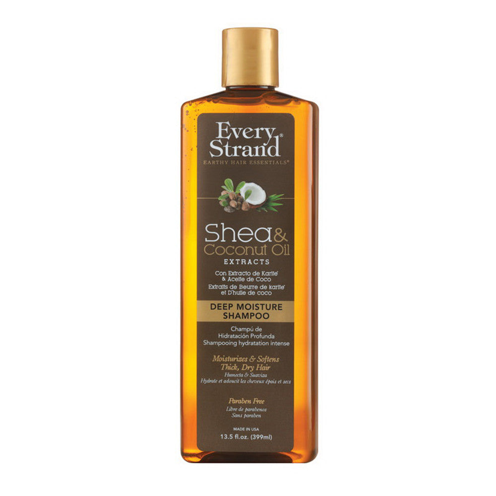 Every Strand Shea and Coconut Oil Extracts Deep Moisture Shampoo, 13.5 Oz